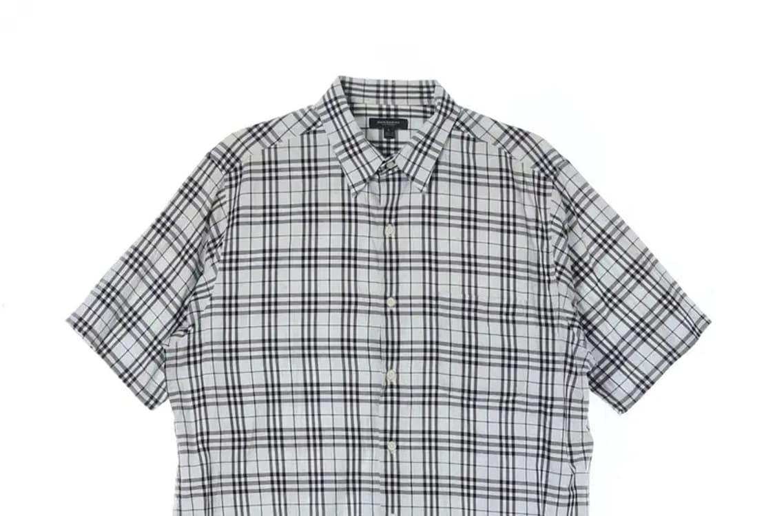 BURBERRY 버버리 체크 반팔 셔츠 100(L) 상품이미지2