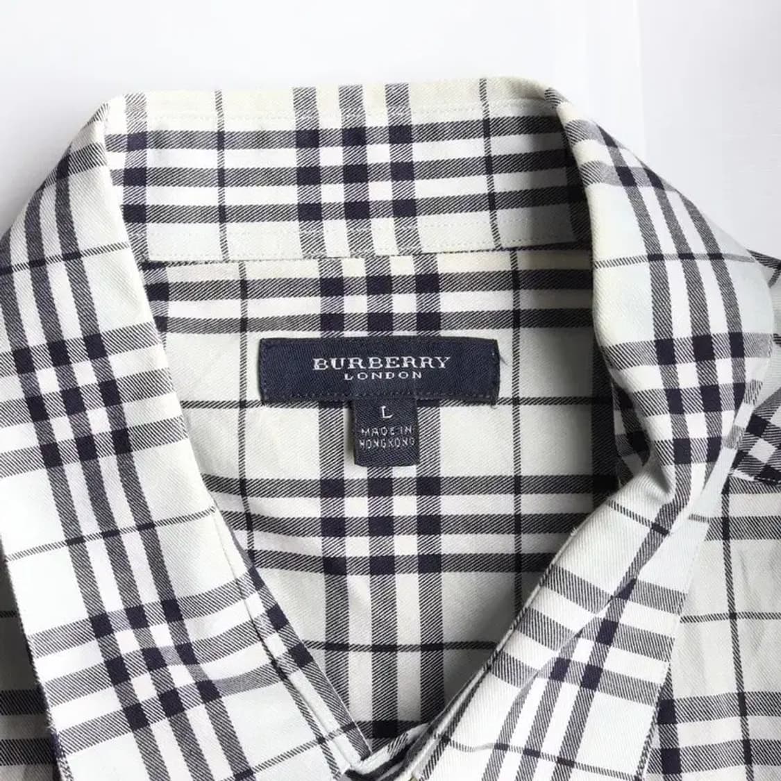BURBERRY 버버리 체크 반팔 셔츠 100(L) 상품이미지5