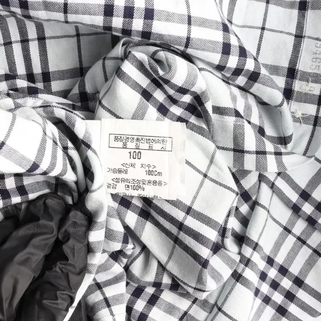 BURBERRY 버버리 체크 반팔 셔츠 100(L) 상품이미지6