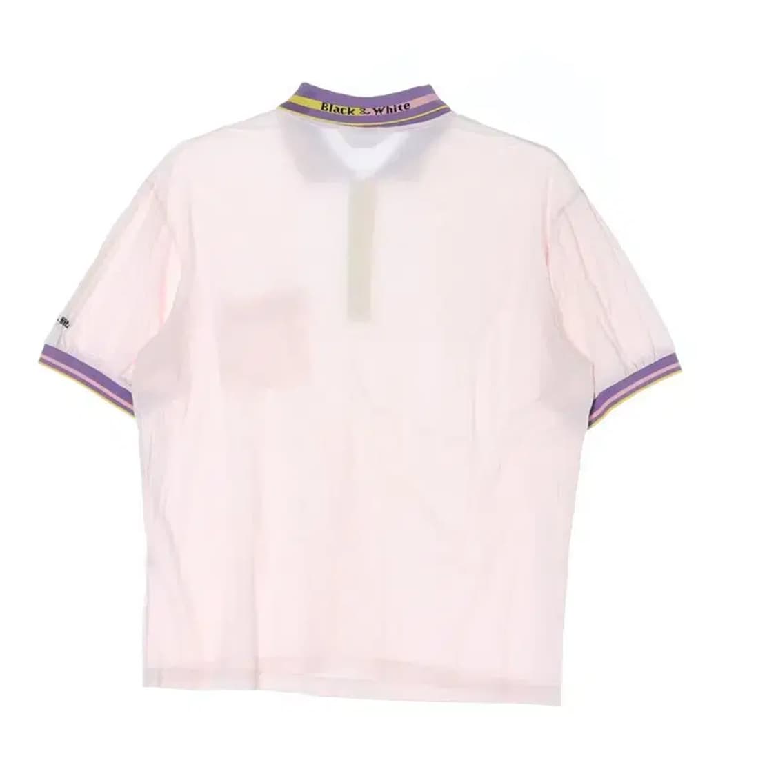 BLACK&WHITE 블랙앤화이트 멀티카라 포켓 티 XL 상품이미지4