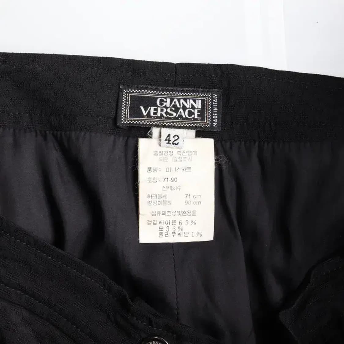 GIANNI VERSACE 베르사체 미니스커트 42 상품이미지5