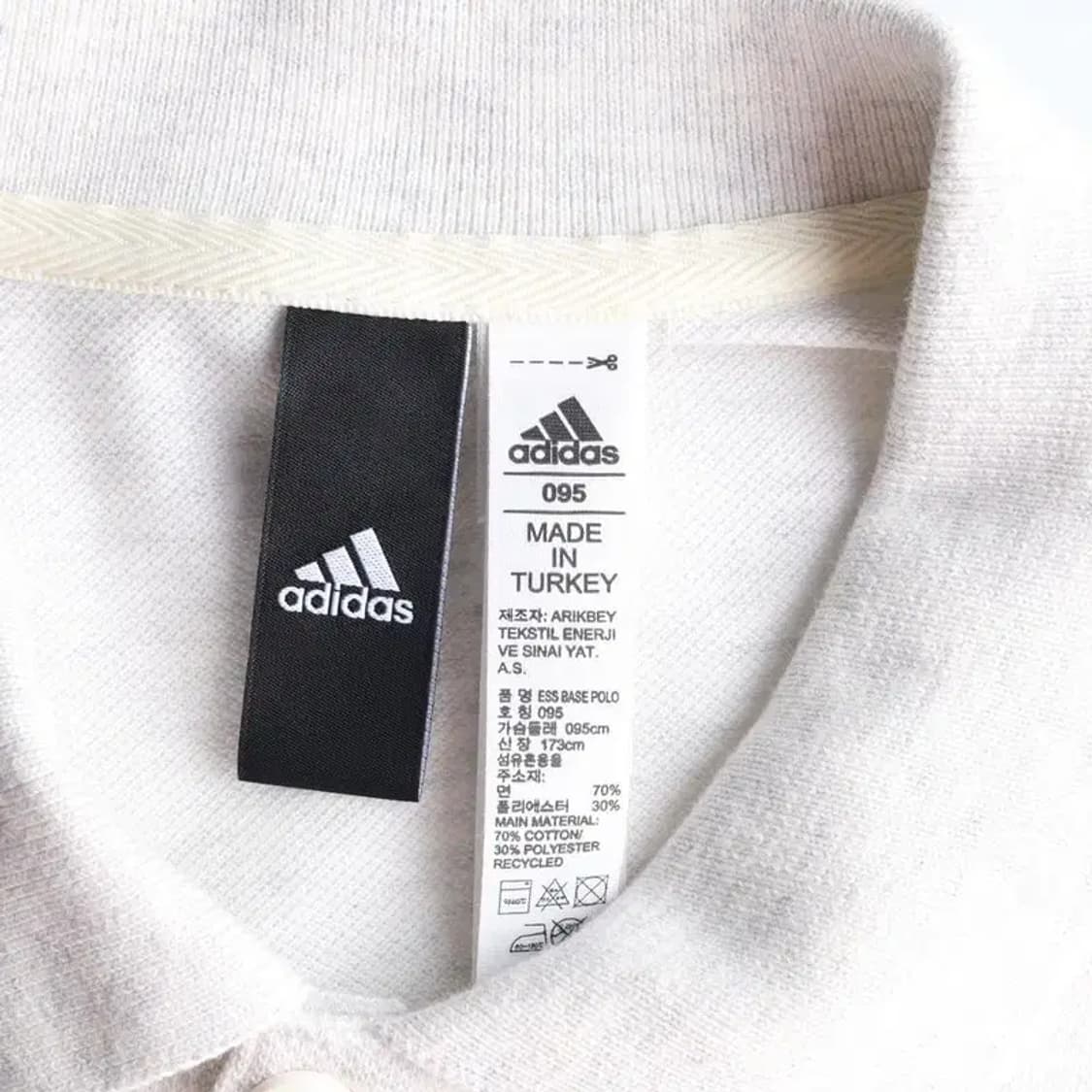 ADIDAS 아디다스 면 카라티 95 상품이미지5