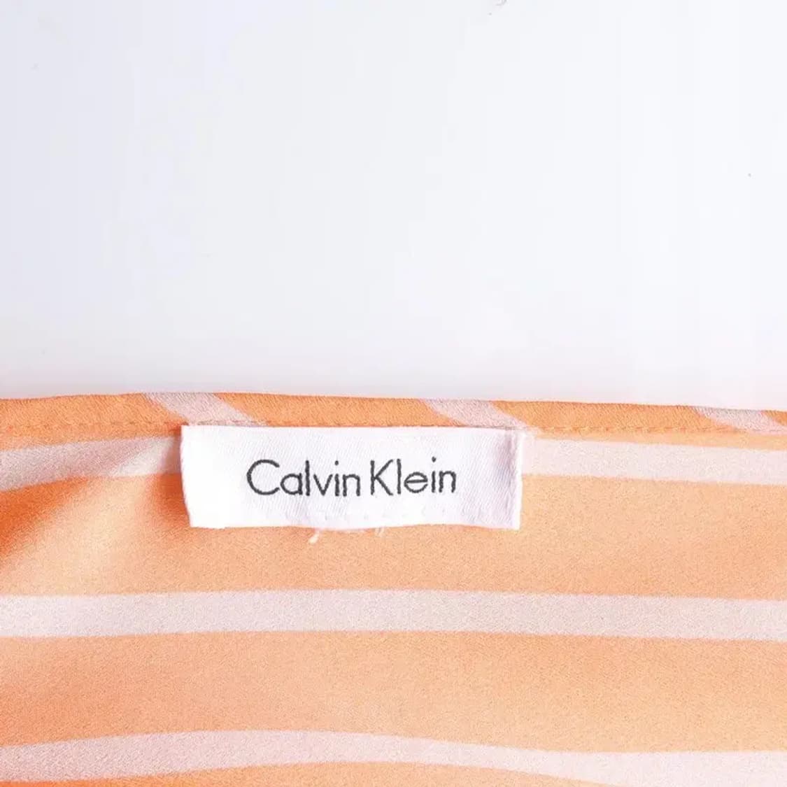 CALVIN KLEIN 캘빈클라인 오렌지 롤업 블라우스 상품이미지5