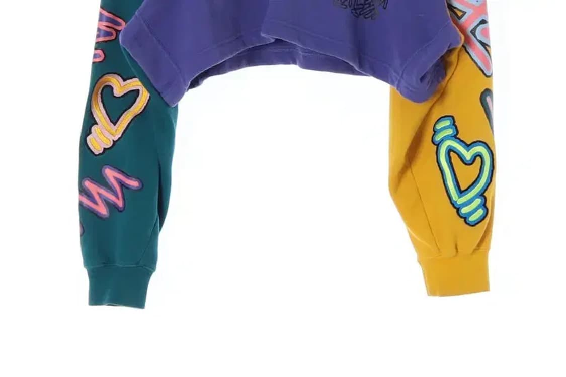 ADIDAS 아디다스 LOVEUNI 러브유니 후드 크롭 S 상품이미지3
