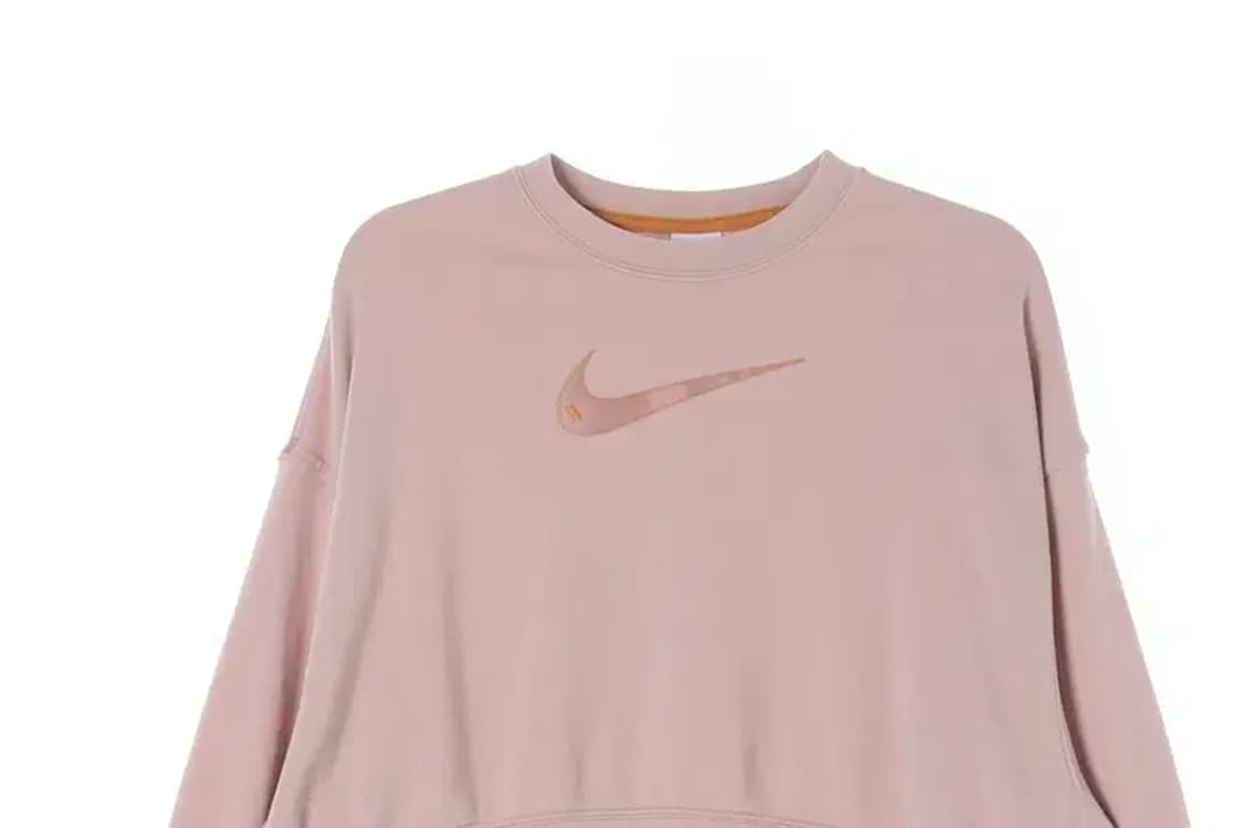 NIKE 나이키 스우시 오버핏 크롭 맨투맨 S 상품이미지2