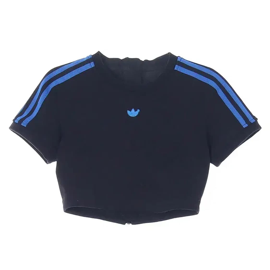 ADIDAS 아디다스 등지퍼 크롭 반팔 티 2 상품이미지1