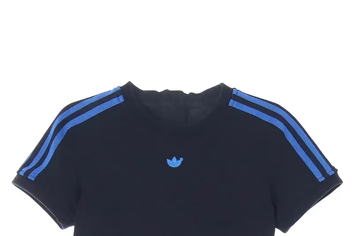 ADIDAS 아디다스 등지퍼 크롭 반팔 티 2 상품이미지2
