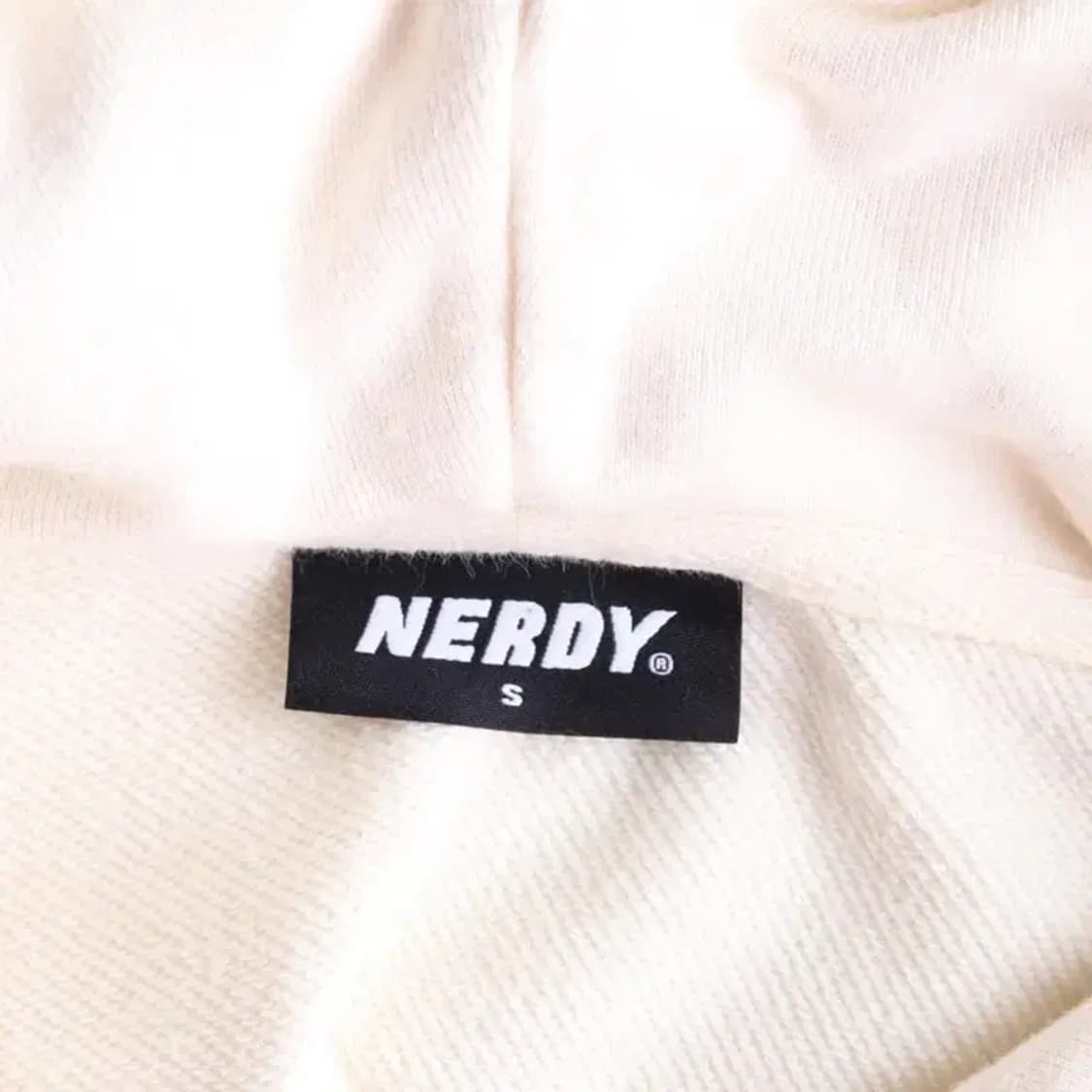 NERDY 널디 오버핏 후드티 S 상품이미지5