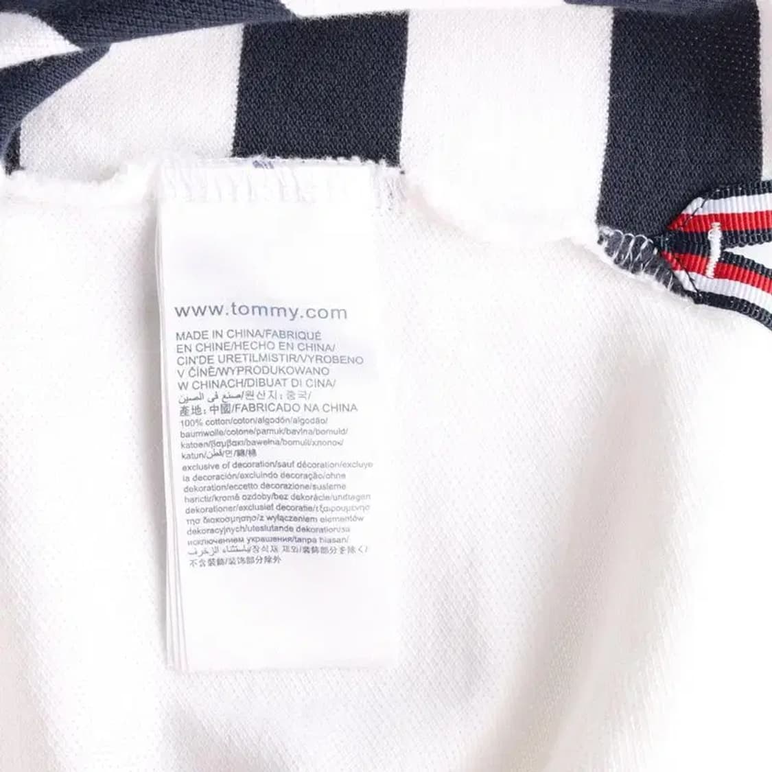 TOMMY HILFIGER 타미힐피거 반전 카라티 S 상품이미지6