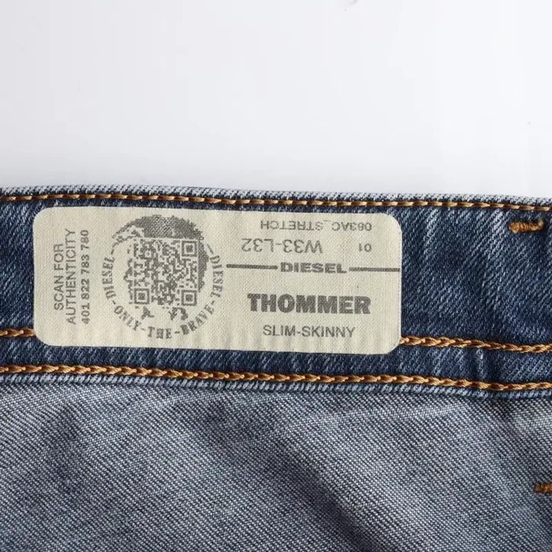 DIESEL 디젤 THOMMER 데미지 청바지 33 상품이미지6