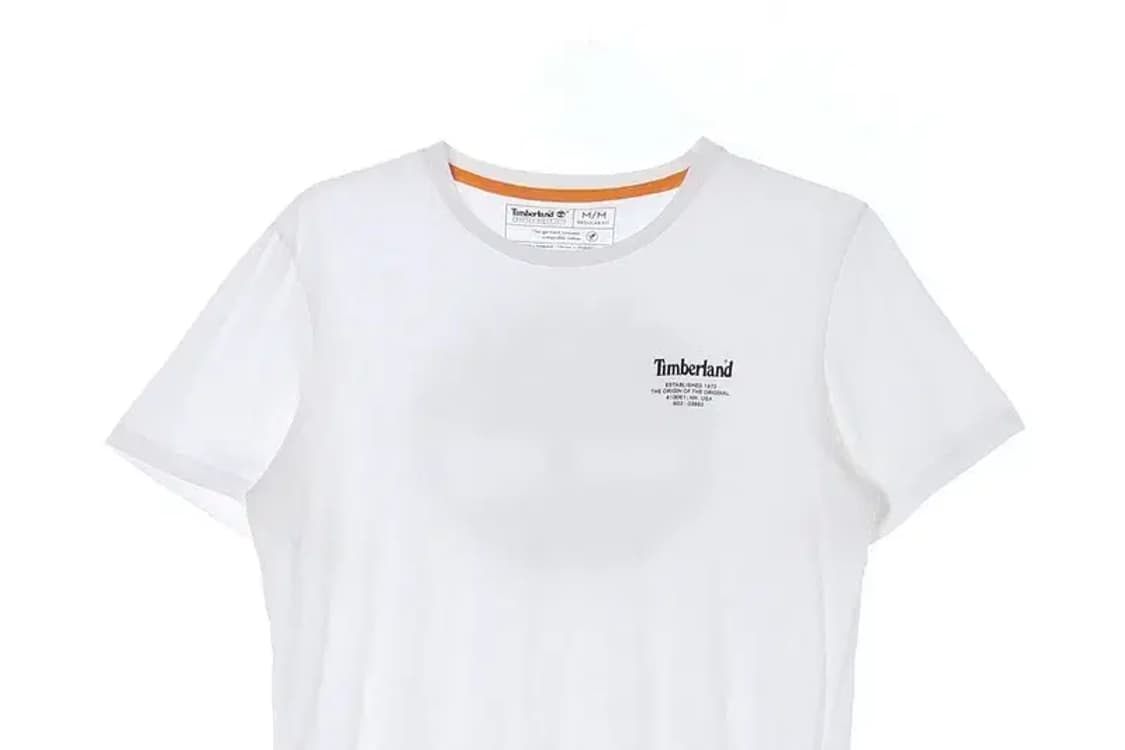 TIMBERLAND 팀버랜드 등판 빅로고 반팔 티 M 상품이미지2