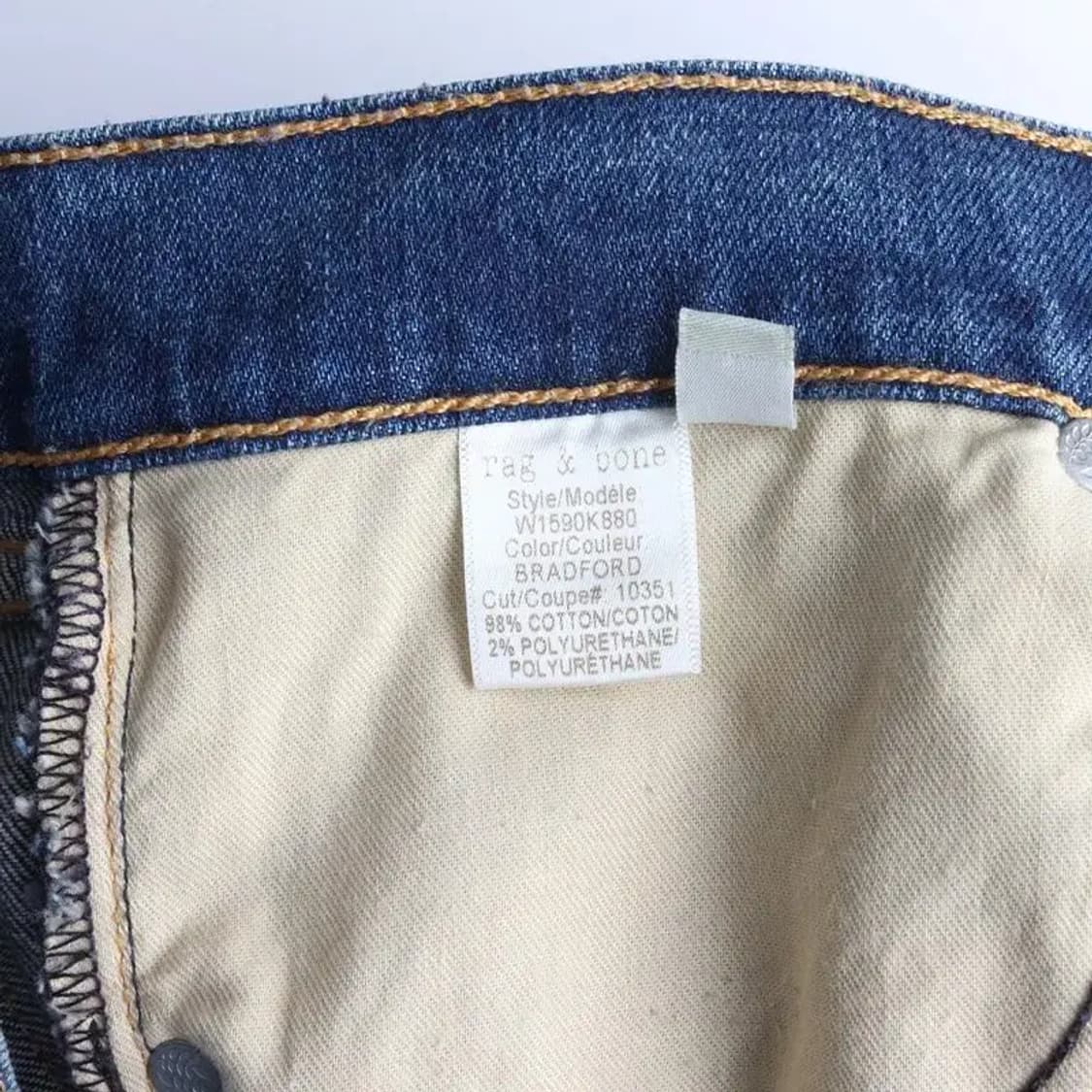 RAG & BONE 랙앤본 주름 워싱 여성 청바지 27 상품이미지7