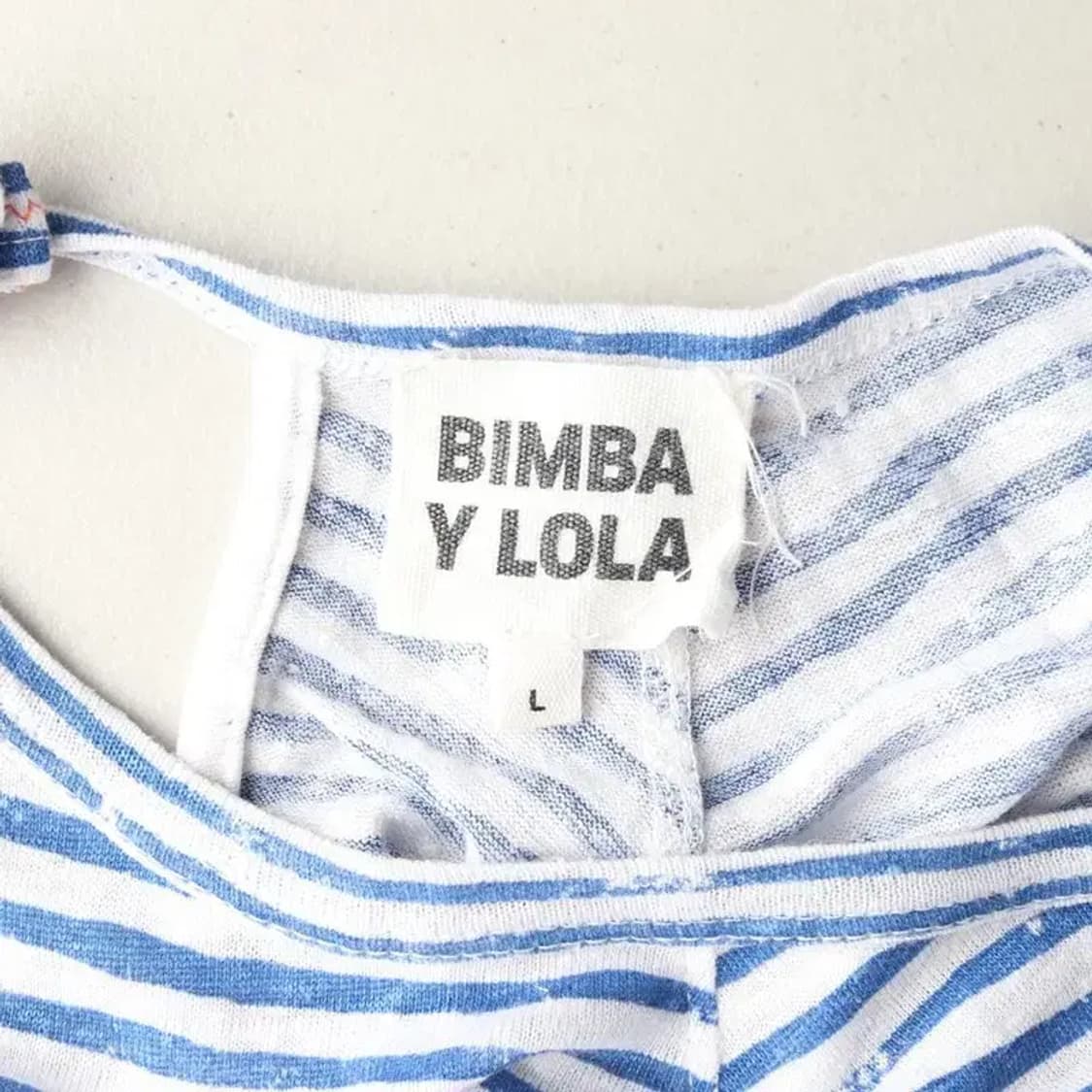 BIMBA Y LOLA 빔바이롤라 린넨 여성 반팔 티 L 상품이미지5