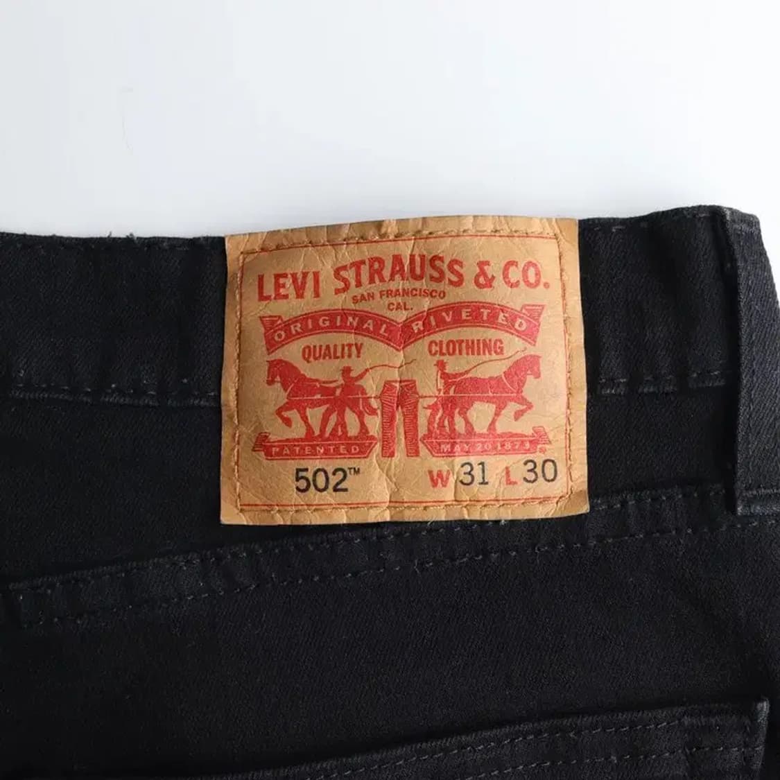 LEVI'S 리바이스 502 블랙진 청바지 31 상품이미지6