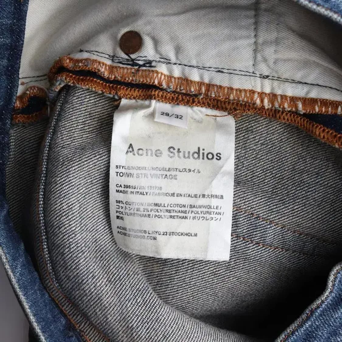 ACNE STUDIOS 아크네 스튜디오 스판 청바지 29 상품이미지7