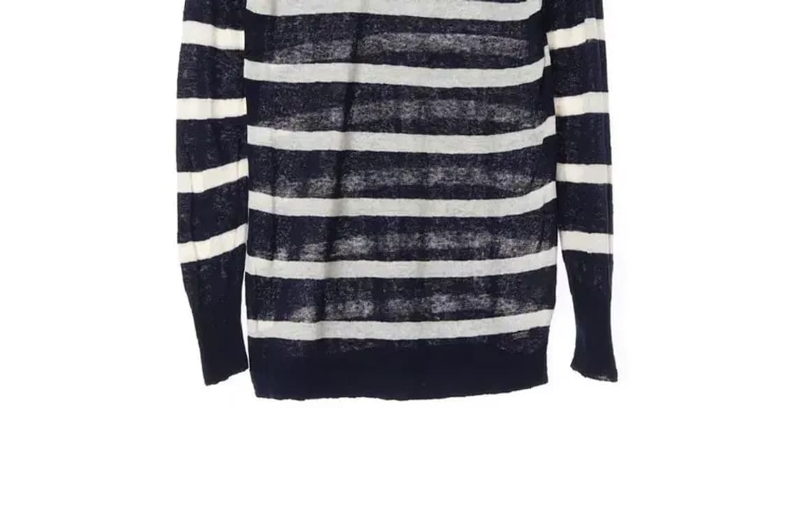 RALPH LAUREN 데님서플라이 얇은 시스루 니트 XS 상품이미지3