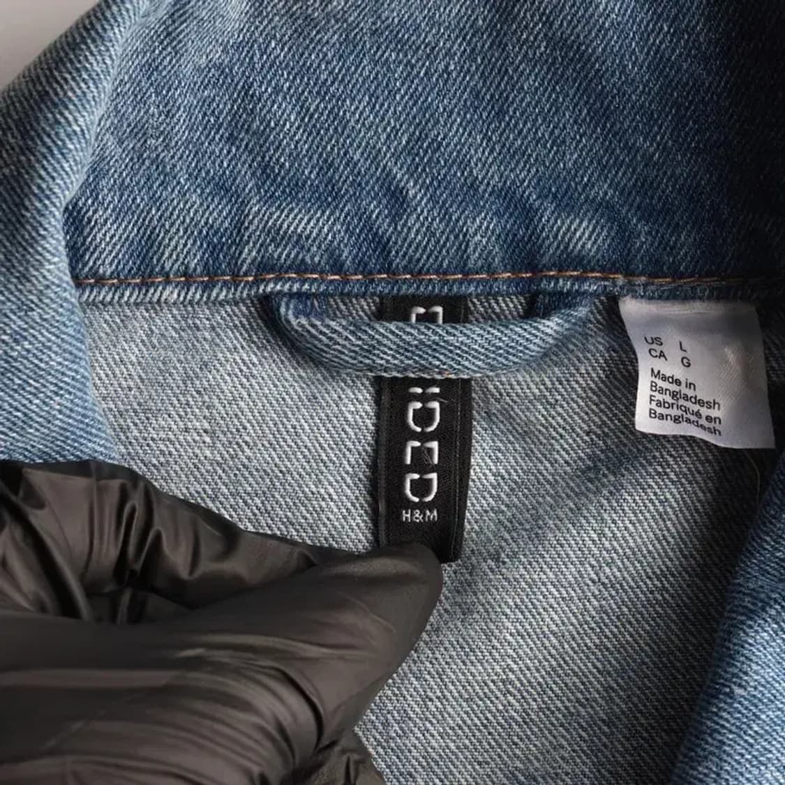 H&M 에이치앤엠 데님 자켓 청자켓 L 상품이미지5