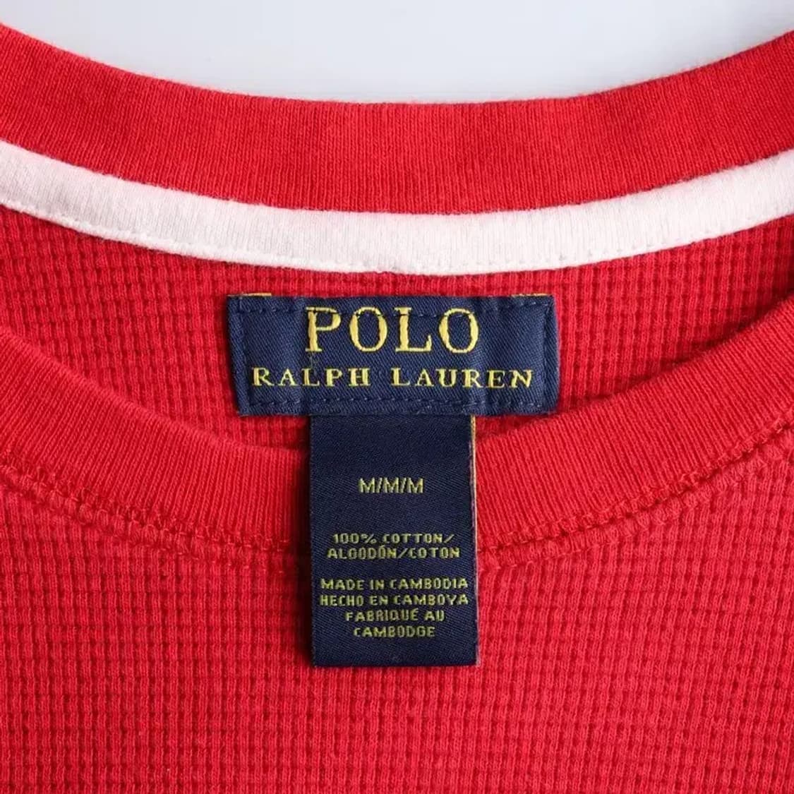POLO 폴로 랄프 로렌 레드 반팔 티 M 상품이미지5