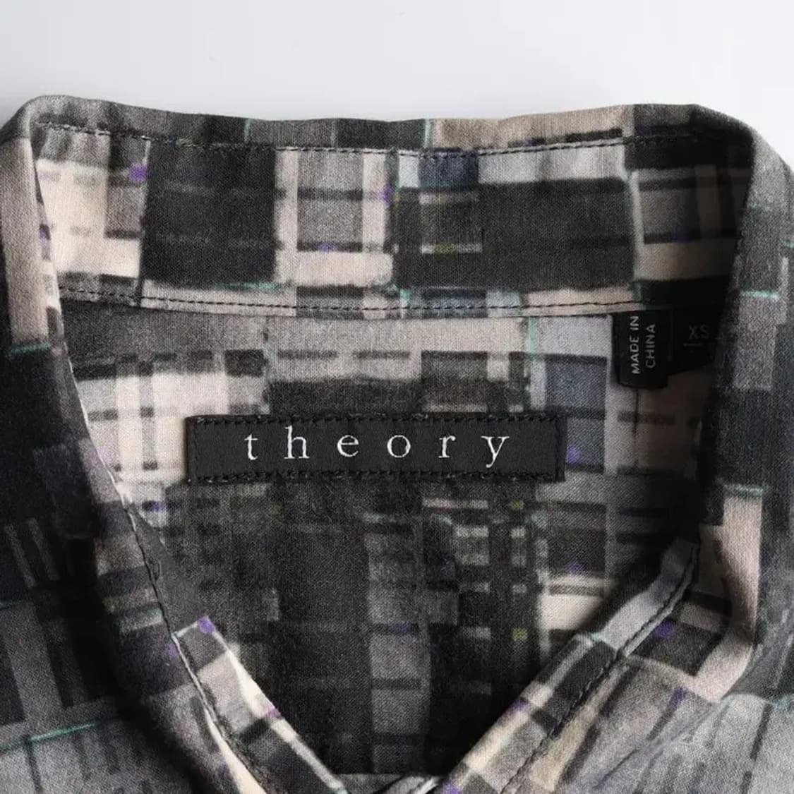 THEORY 띠어리 남성 체크 셔츠 XS 상품이미지5