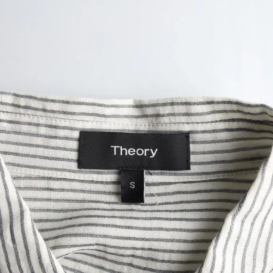 THEORY 띠어리 스트라이프 여성 셔츠 S 상품이미지5