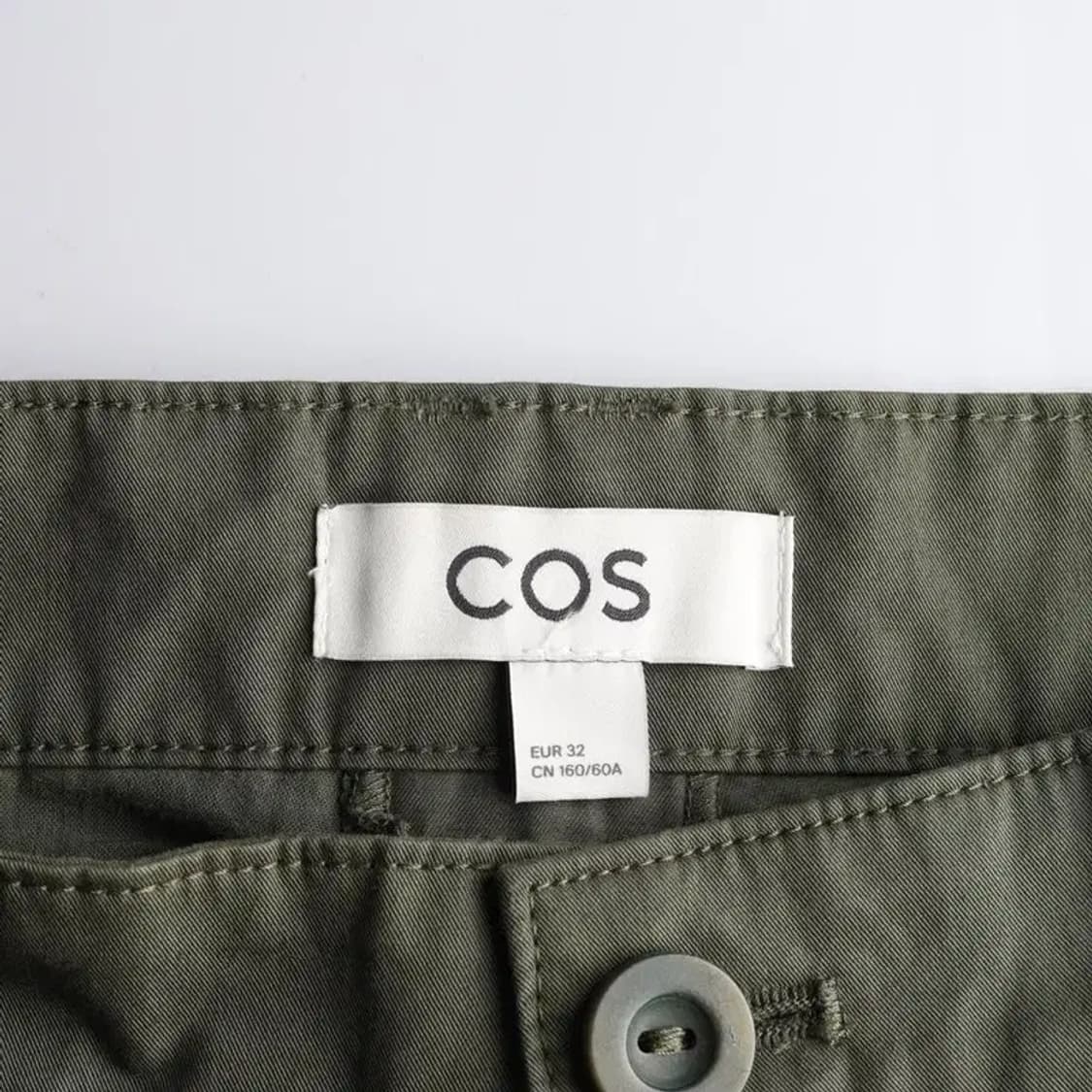 COS 코스 여성 카키 면 바지 EU32 상품이미지6