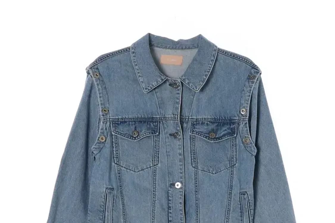 CC COLLECT 씨씨콜렉트 데님 자켓 청자켓 팔분리 S 상품이미지2