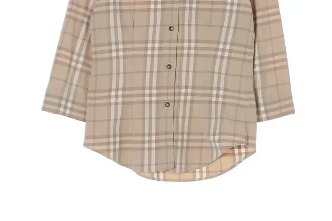 BURBERRY 버버리 7-9부 체크 셔츠 XS 상품이미지3