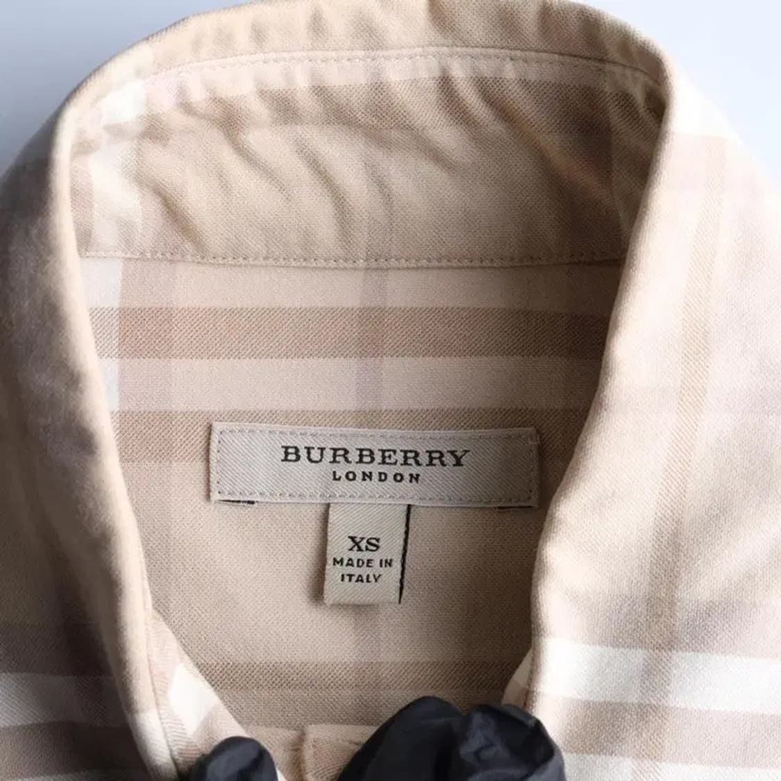 BURBERRY 버버리 7-9부 체크 셔츠 XS 상품이미지5