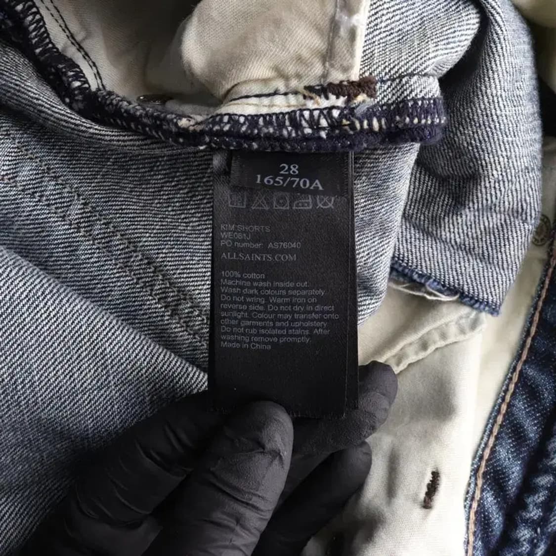 ALLSAINTS 올세인츠 데님 팬츠 청반바지 28 상품이미지6