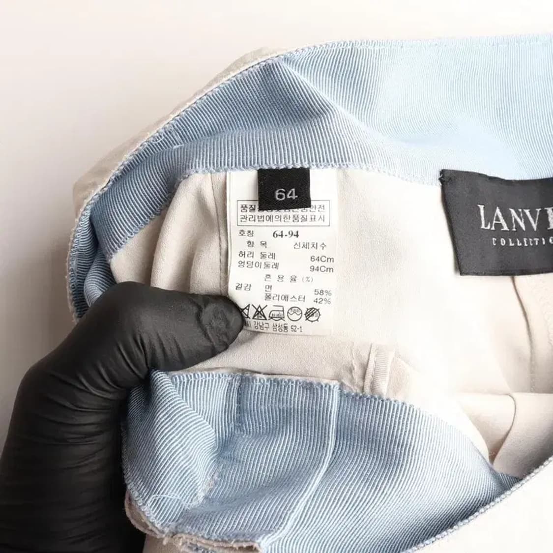 LANVIN COLLECTION 랑방 컬렉션  허리끈 원턱 반바지 64 상품이미지6
