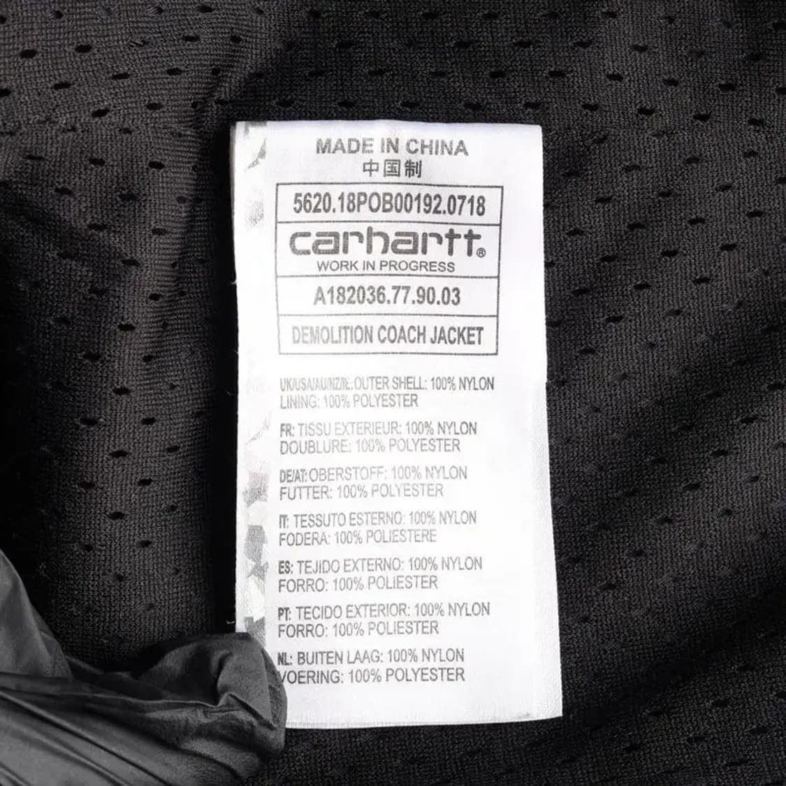 CARHARTT 칼하트 WIP 코치자켓 바람막이 L 상품이미지7