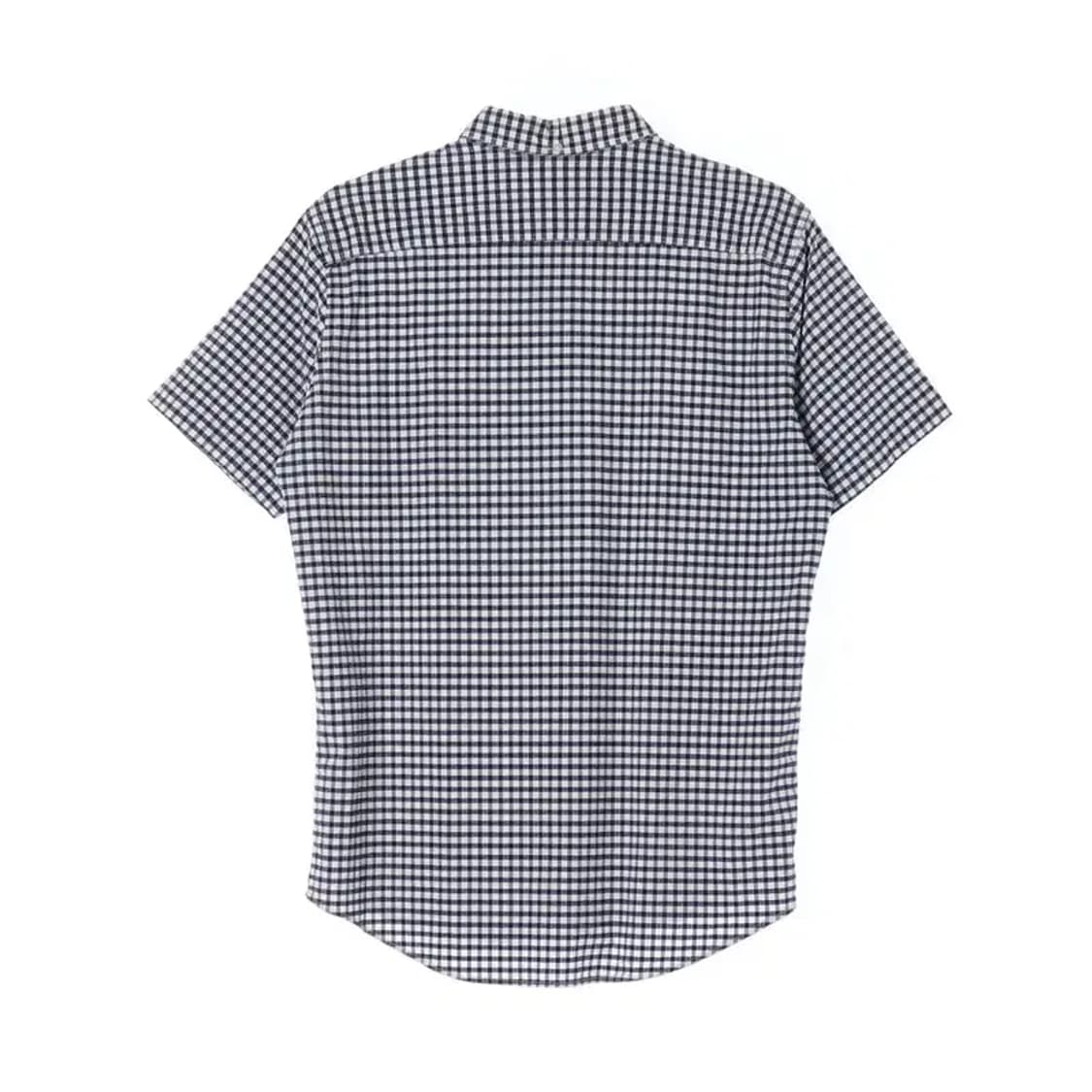 UNIQLO 유니클로 체크 반팔 엠보싱 셔츠 L 상품이미지4
