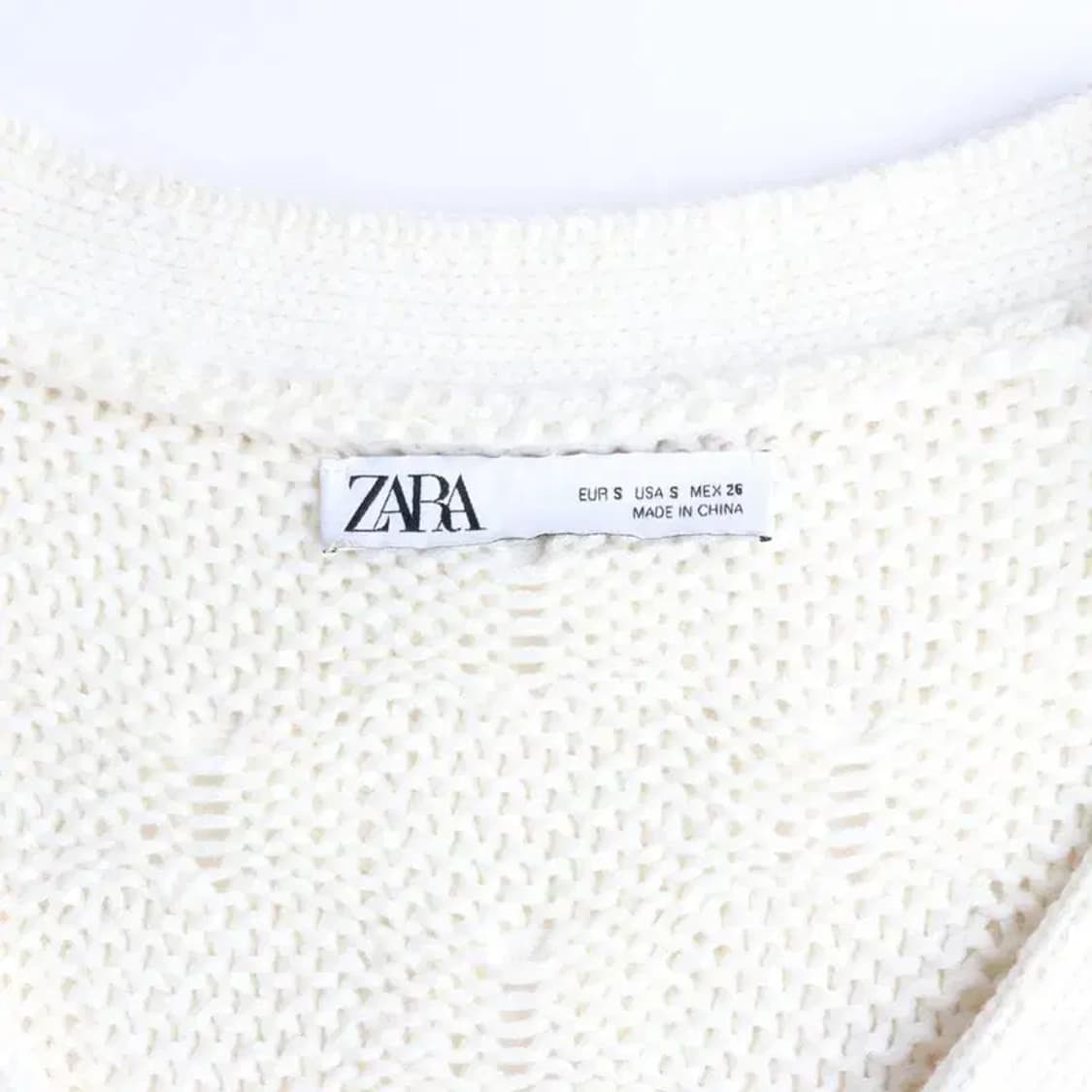 ZARA 자라 니트 가디건 S 상품이미지5