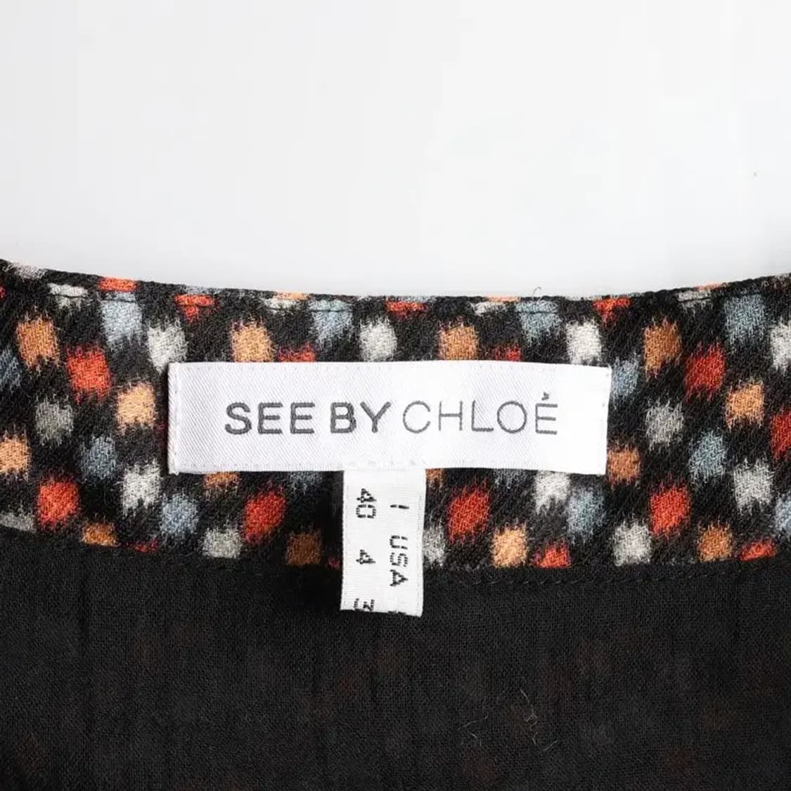 SEE BY CHLOE 씨바이끌로에 울실크 원피스 US4 상품이미지5
