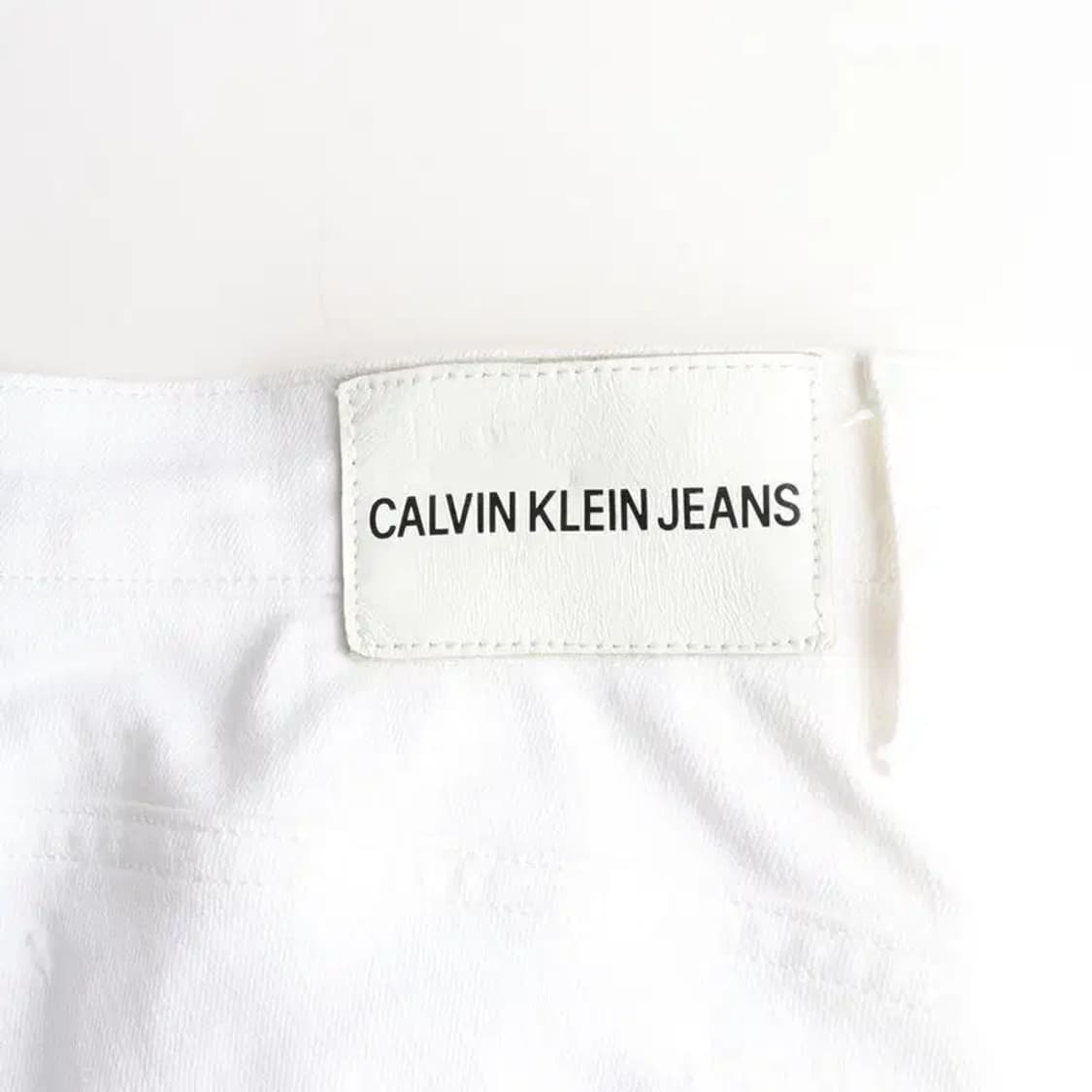 CALVIN KLEIN 캘빈클라인 무릎위포켓 화이트 청바지 28 상품이미지6