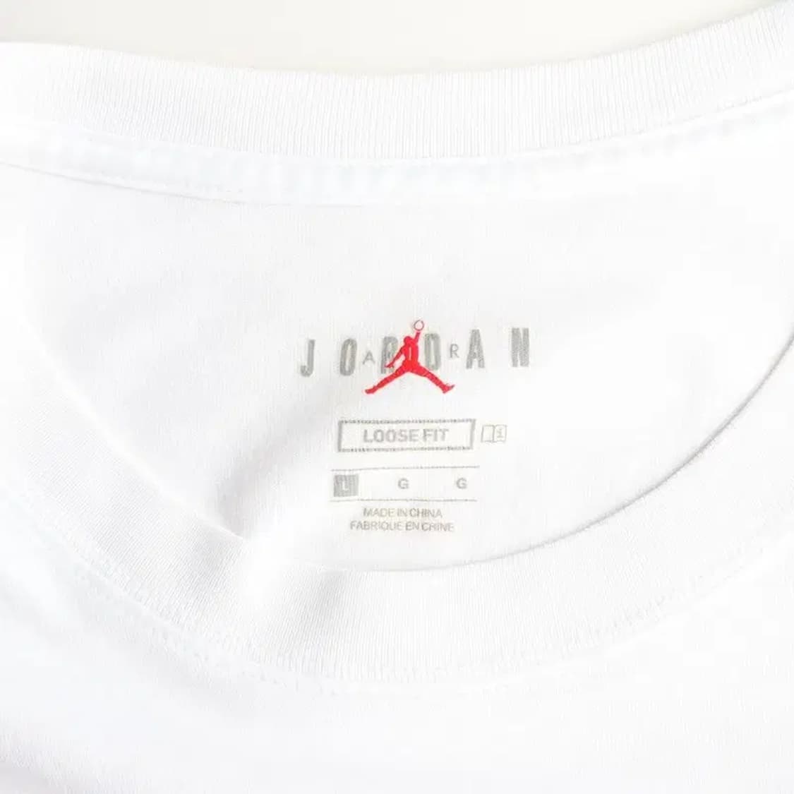 JORDAN 조던 NIKE 여성 크롭 반팔 티 L 상품이미지5