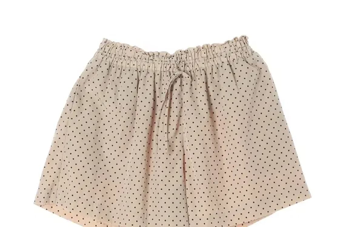 UNIQLO 유니클로 땡땡이 밴딩허리끈 반바지 M 상품이미지2