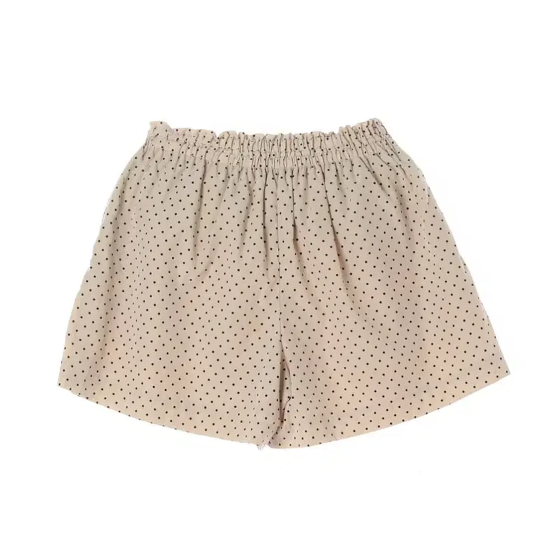 UNIQLO 유니클로 땡땡이 밴딩허리끈 반바지 M 상품이미지4