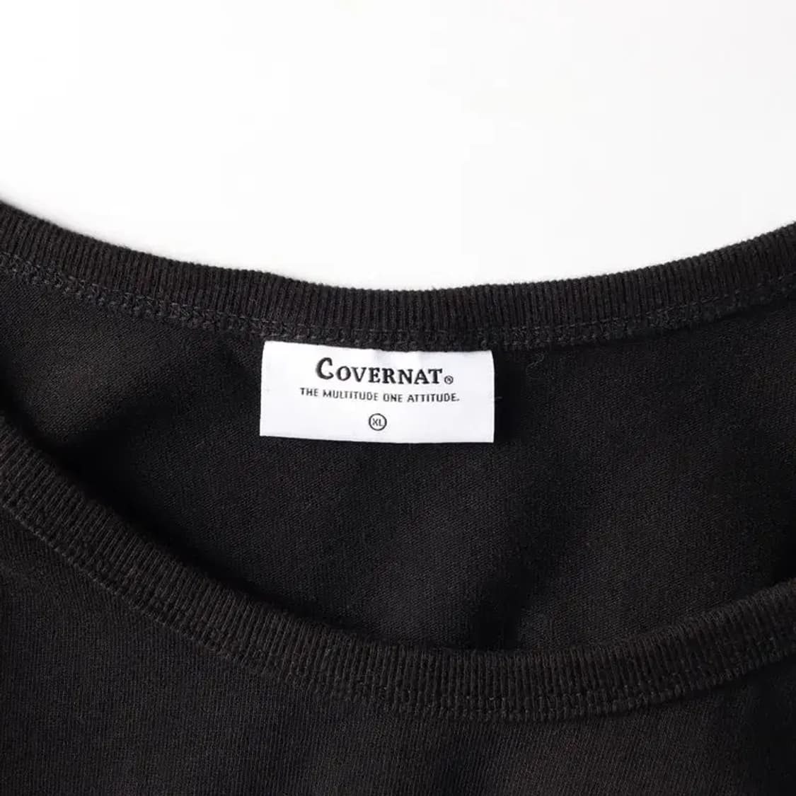 COVERNAT 커버낫 블랙 민소매 티 XL 상품이미지6