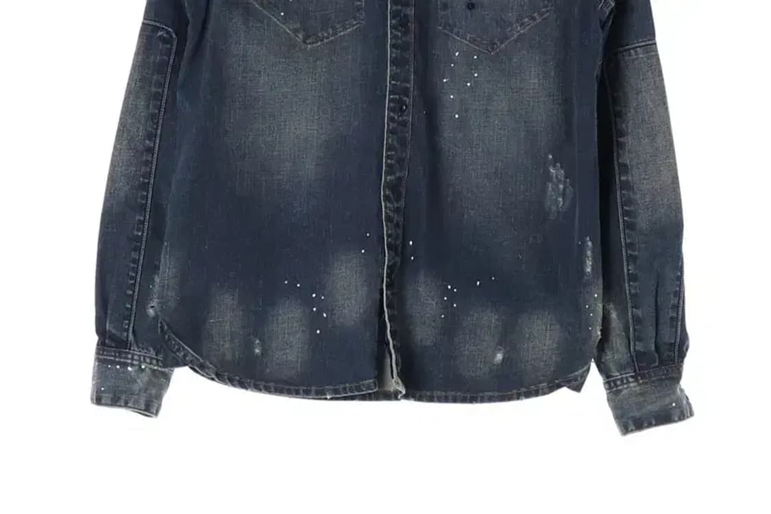 G-STAR RAW 지스타로우 페인팅 데님 셔츠 XL 상품이미지3