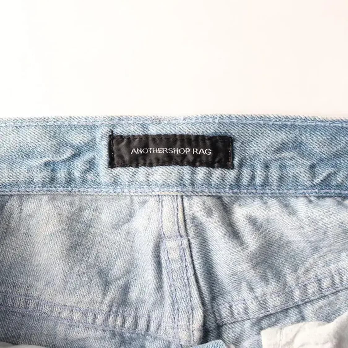 ANOTHERSHOP RAG 어나더샵 래그 데미지 청 반바지 S 상품이미지5