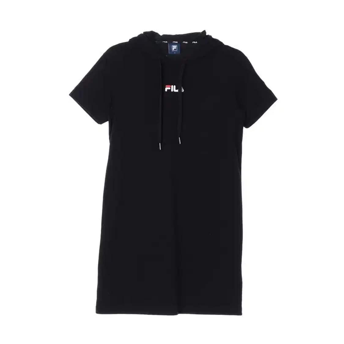 FILA 필라 등 빅로고 후드 티셔츠형 원피스 90 상품이미지1
