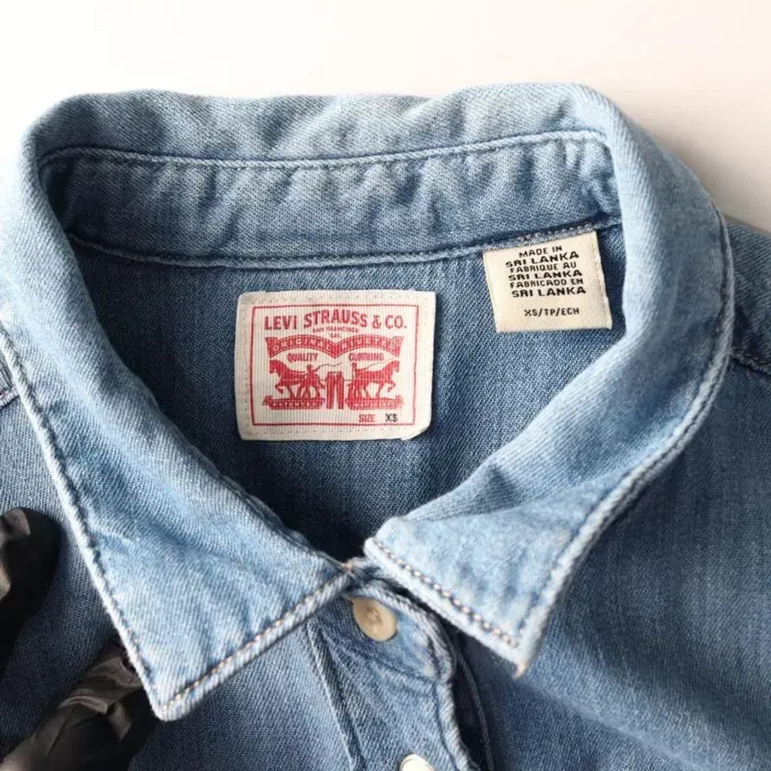 LEVI'S 리바이스 데님 원피스 청원피스 XS 상품이미지6