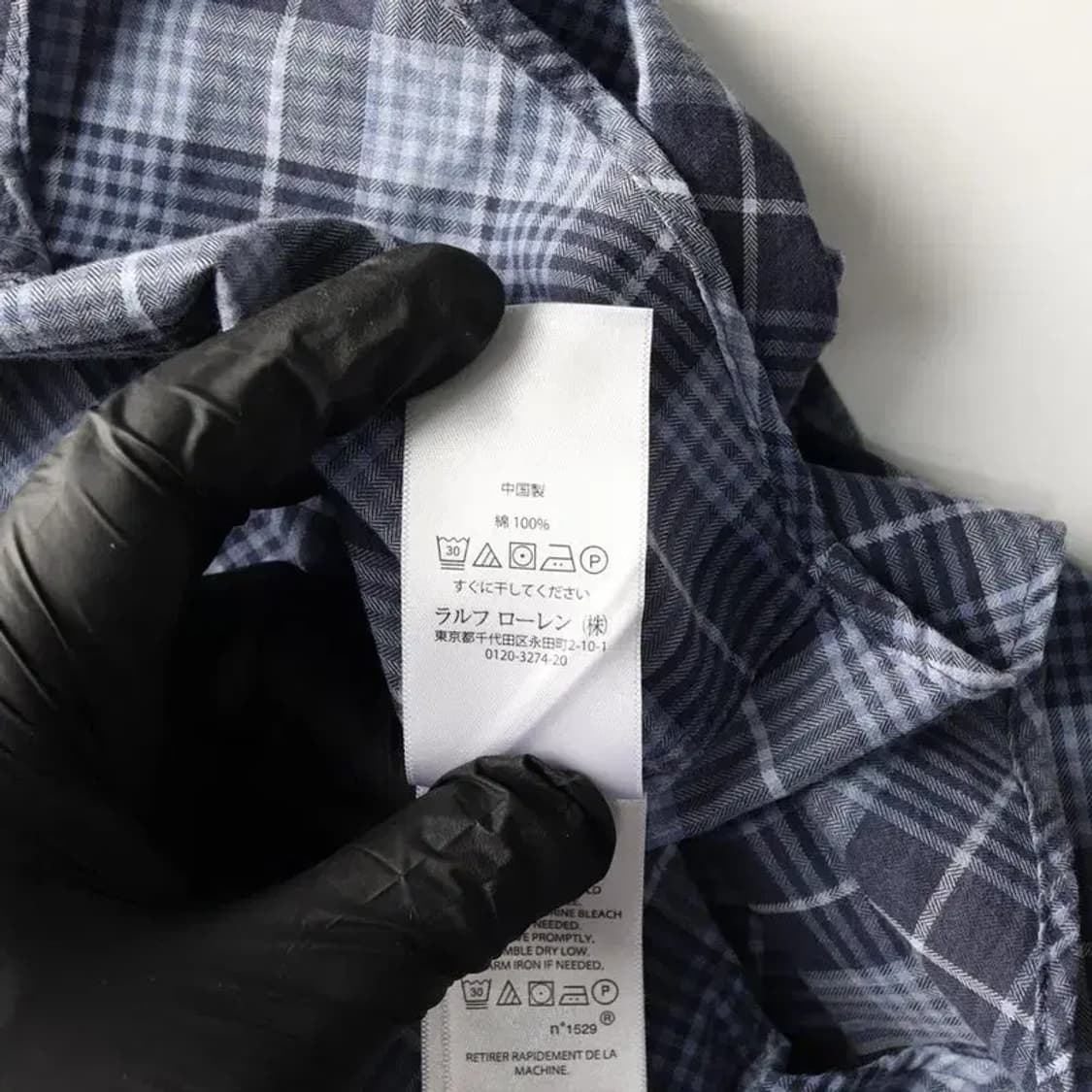 RALPH LAUREN 랄프로렌 폴로 체크 셔츠 S 상품이미지6