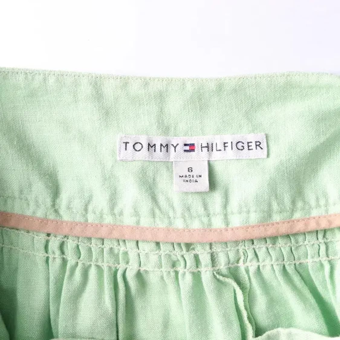 TOMMY HILFIGER 타미힐피거 린넨 주름 스커트 6 상품이미지5