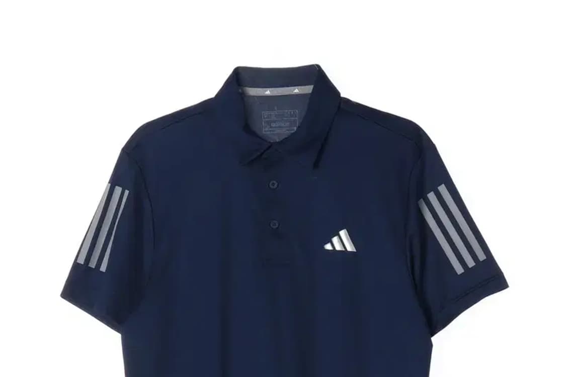 ADIDAS 아디다스 양팔 삼선 카라 반팔티 M 상품이미지2