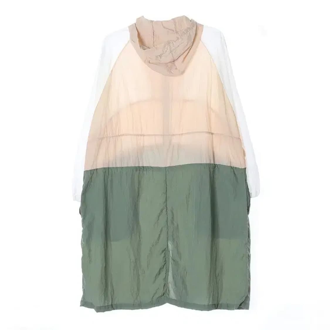 ZARA 자라 얇은 롱 후드 바람막이 자켓 S-M 상품이미지6