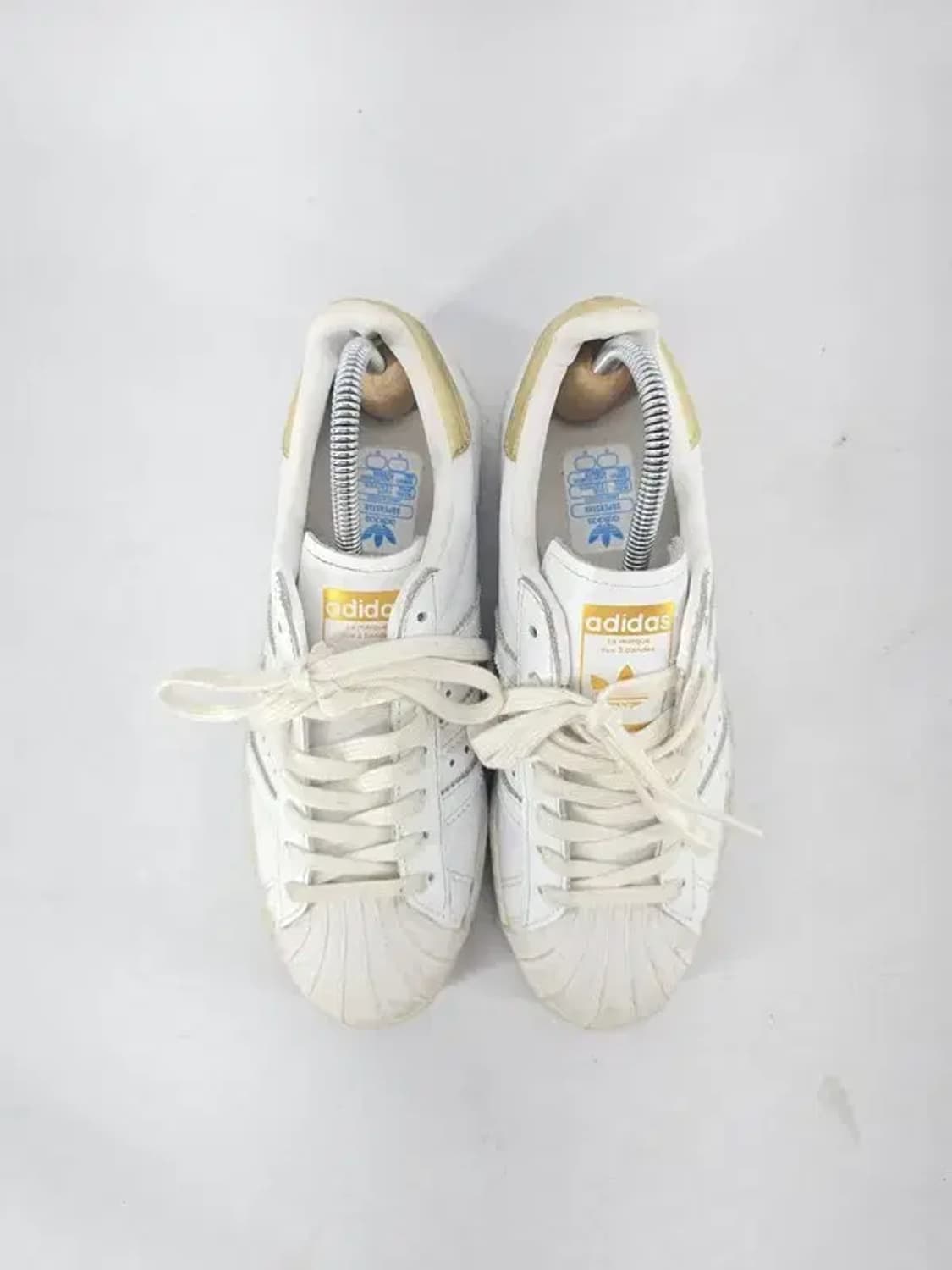 ADIDAS 아디다스 수퍼스타 80S 흰골 230 상품이미지3