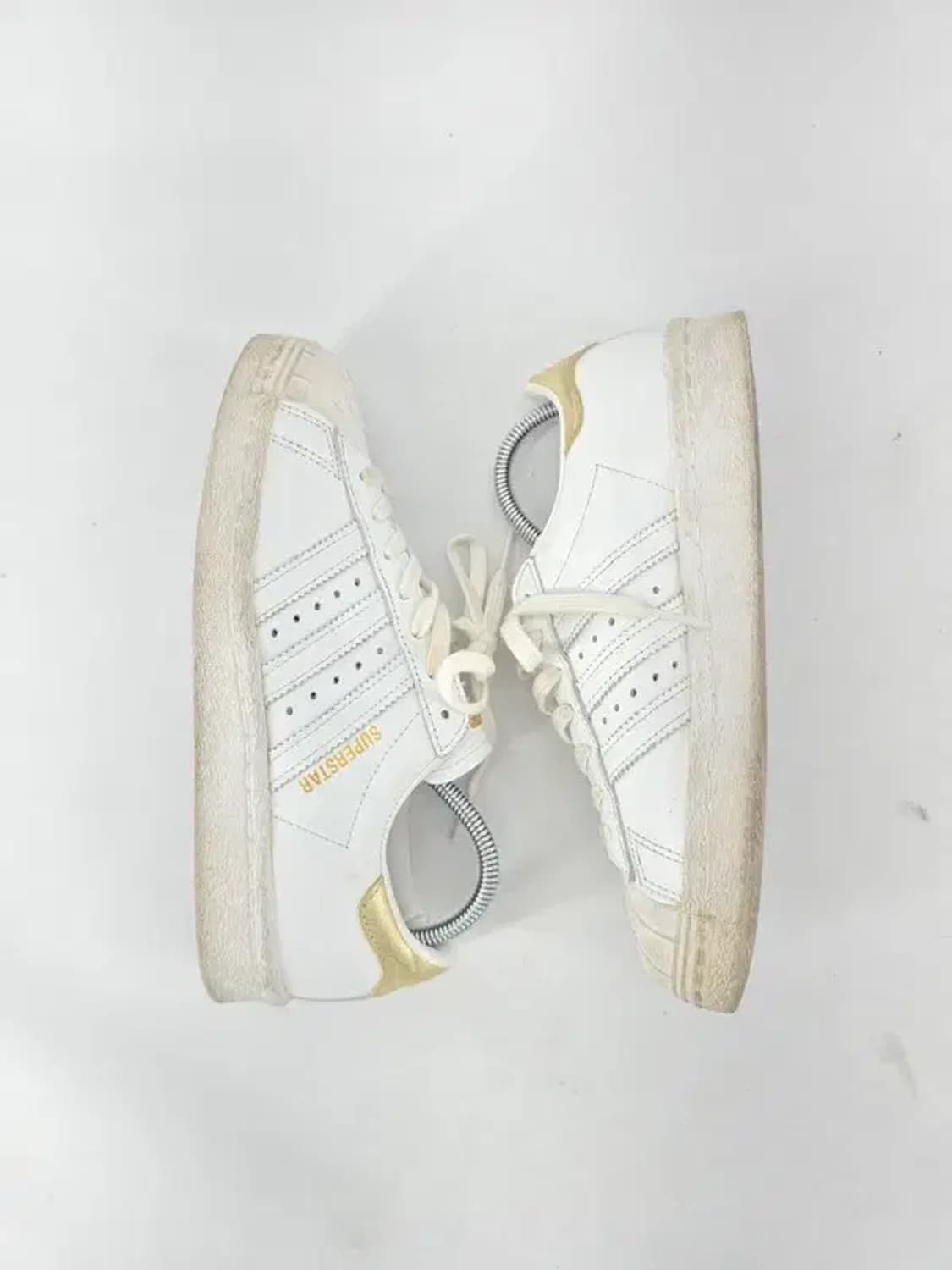 ADIDAS 아디다스 수퍼스타 80S 흰골 230 상품이미지5