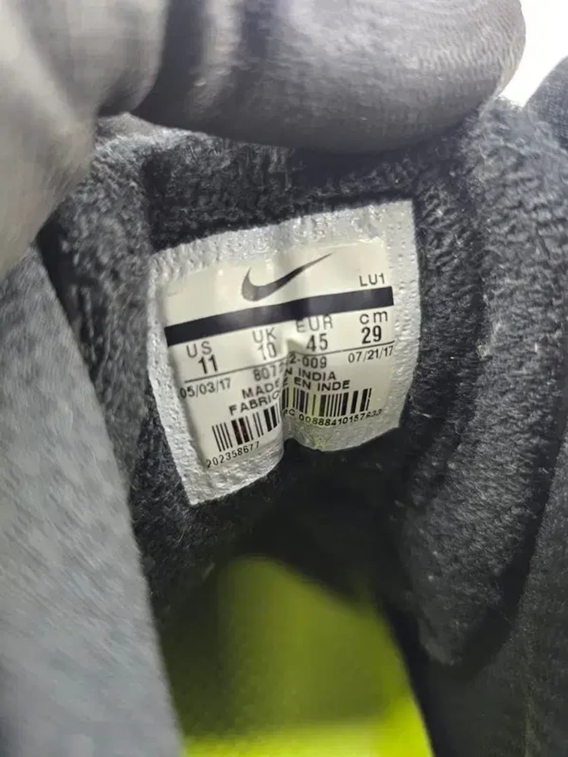 290) NIKE 나이키 선오브포스 미드 윈터 블랙 상품이미지6